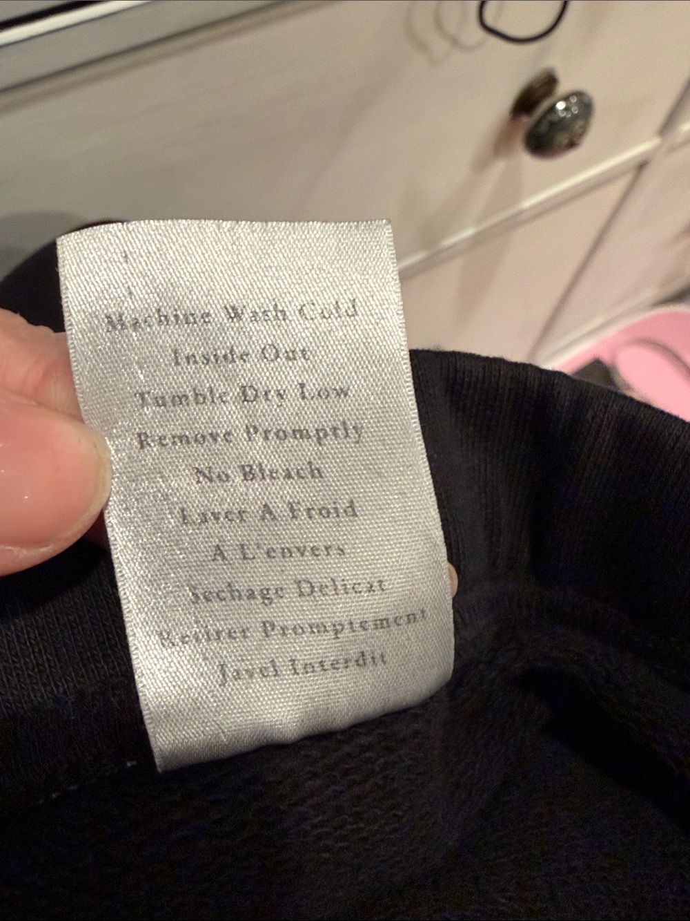 Frank & Eileen Black Cropped Wide-Leg Pull-On sweatpants small - Picture 6 of 6